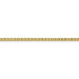 10k Yellow Gold, 2.4mm Flat Anchor Chain Anklet For Cheap