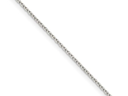 1mm Sterling Silver Flat Cable Chain Necklace Sale