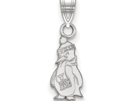 14k White Gold Youngstown State Small Logo Pendant Online Sale