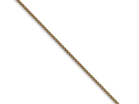 1.1mm 14k Yellow Gold Spiga Pendant Chain Necklace on Sale