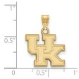 10k Yellow Gold U. of Kentucky Small  UK  Pendant Fashion