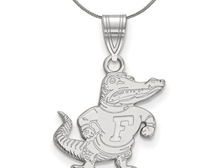 Sterling Silver U. of Florida Medium Pendant Necklace For Discount