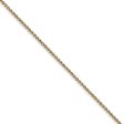 1.15mm 18k Yellow Gold Diamond Cut Cable Chain Necklace Hot on Sale