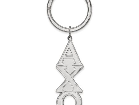 Sterling Silver Alpha Chi Omega Key Chain Hot on Sale