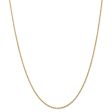 1.5mm, 14k Yellow Gold Handmade Rope Chain Necklace Fashion