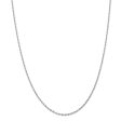 1.8mm, 14k White Gold D C Quadruple Rope Chain Necklace Online now