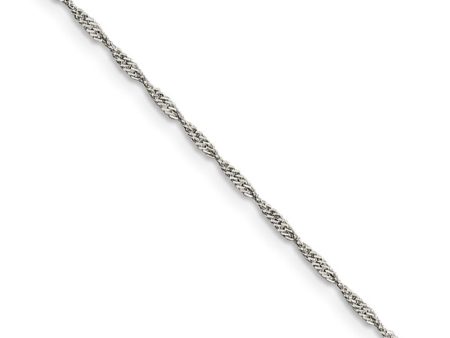 1.4mm Sterling Silver, Solid Singapore Chain Necklace Supply