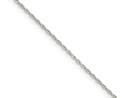 1.25mm Sterling Silver Solid Loose Rope Chain Necklace Hot on Sale