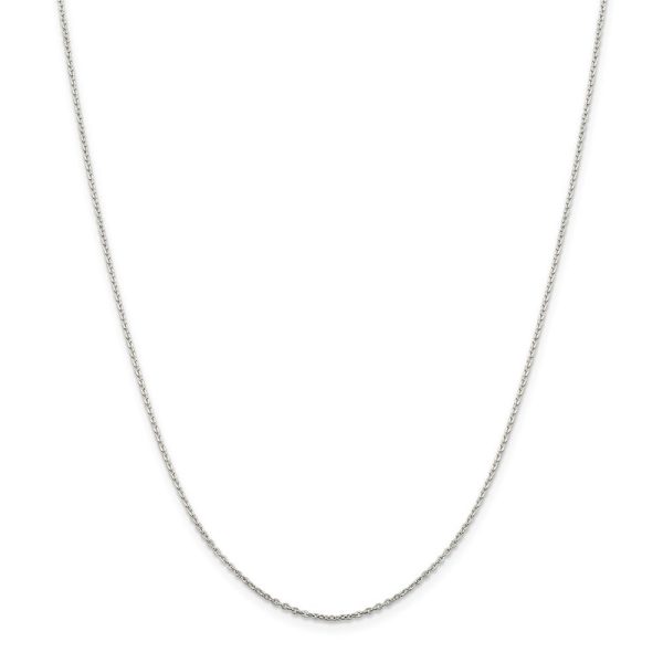 1mm Sterling Silver Flat Cable Chain Necklace Sale