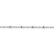 Sterling Silver 2.5mm Beaded Loose Rope Chain Anklet Online Hot Sale