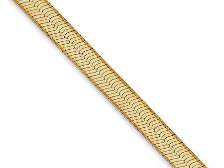 5mm, 14k Yellow Gold, Solid Herringbone Chain Necklace Online