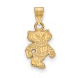 10k Yellow Gold U. of Wisconsin Small Badgers Pendant on Sale