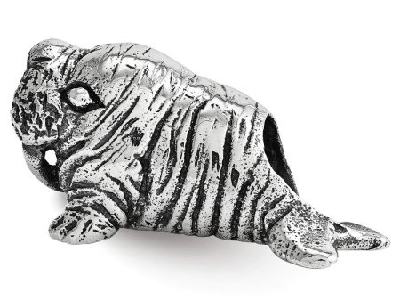 Antiqued Sterling Silver 3D Walrus Bead Charm Online Hot Sale