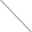 1.5mm Sterling Silver Solid Round Box Chain Necklace Online Hot Sale