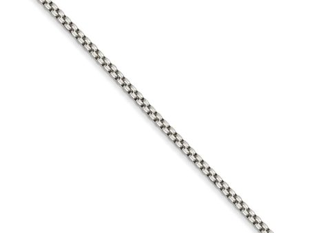 1.5mm Sterling Silver Solid Round Box Chain Necklace Online Hot Sale