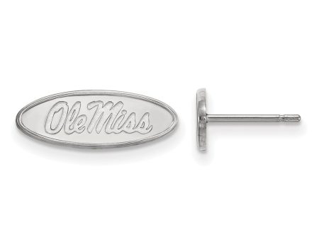 Sterling Silver University of Mississippi XS (Tiny) Logo Post Earrings Online Hot Sale