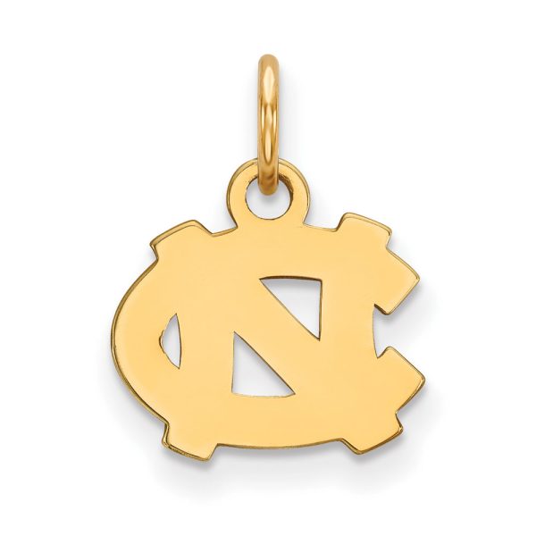 14k Yellow Gold North Carolina XS (Tiny)  NC  Charm or Pendant For Cheap