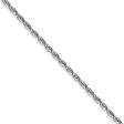 1.8mm, 14k White Gold D C Quadruple Rope Chain Necklace Online now