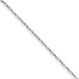 1mm, Sterling Silver, Twisted Serpentine Chain Necklace Online Hot Sale