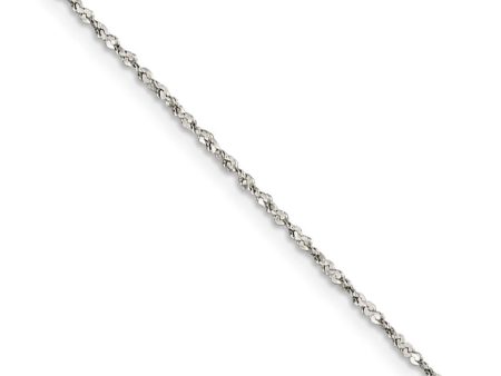 1mm, Sterling Silver, Twisted Serpentine Chain Necklace Online Hot Sale