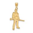 10k Yellow Gold West Virginia U. Large Mascot Pendant Online Hot Sale