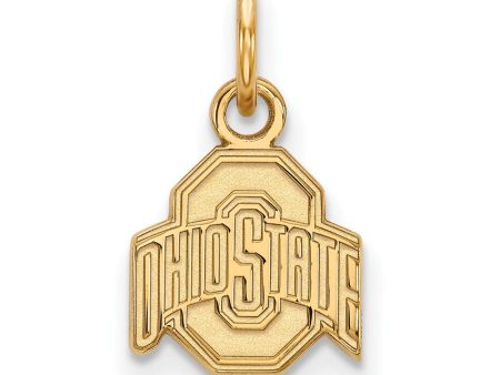 14k Yellow Gold Ohio State XS (Tiny) Logo Charm or Pendant For Discount