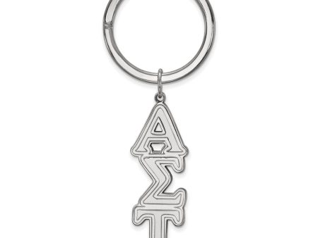 Sterling Silver Alpha Sigma Tau Key Chain Online Sale