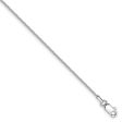 0.9mm, 14k White Gold, Box Chain Bracelet, 7 Inch For Cheap