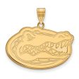 10k Yellow Gold U of Florida Large Mascot Pendant Sale