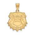 14k Gold Plated Silver U. of Georgia Large Bulldog Pendant Cheap