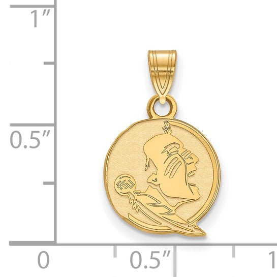 14K Yellow Gold Florida State Small Mascot Pendant Online