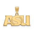 14k Gold Plated Silver Arizona State Large Pendant Sale