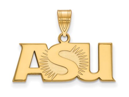 14k Gold Plated Silver Arizona State Large Pendant Sale