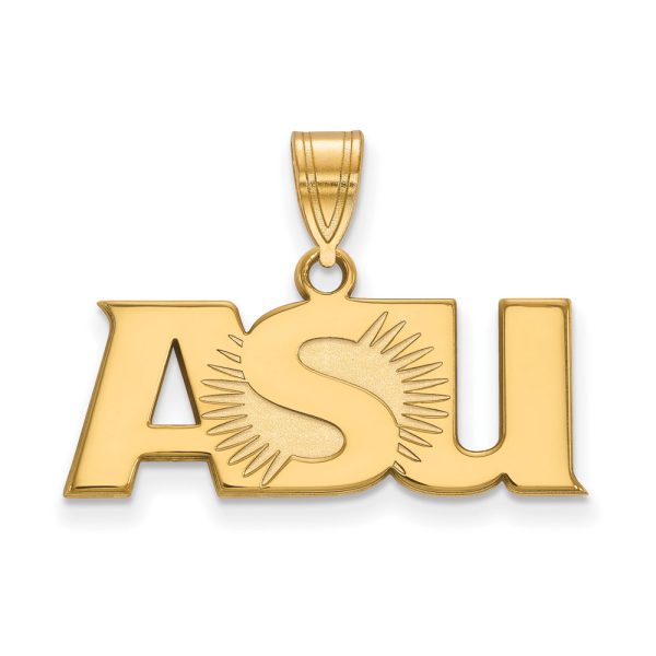 14k Gold Plated Silver Arizona State Large Pendant Sale