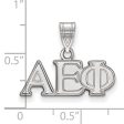 Sterling Silver Alpha Epsilon Phi Medium Greek Letters Pendant Cheap