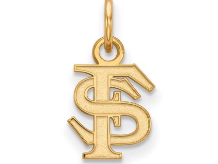 10k Yellow Gold Florida State XS (Tiny)  FS  Charm or Pendant Online now