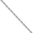 1.9mm, Sterling Silver Solid Loose Rope Chain Necklace Cheap