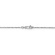 1.2mm, 14k White Gold, Twisted Box Chain Necklace Cheap