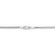 1.5mm 14k White Gold Solid Franco Chain Necklace For Cheap