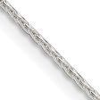 1.25mm Sterling Silver Diamond Cut Solid Round Spiga Chain Necklace Cheap