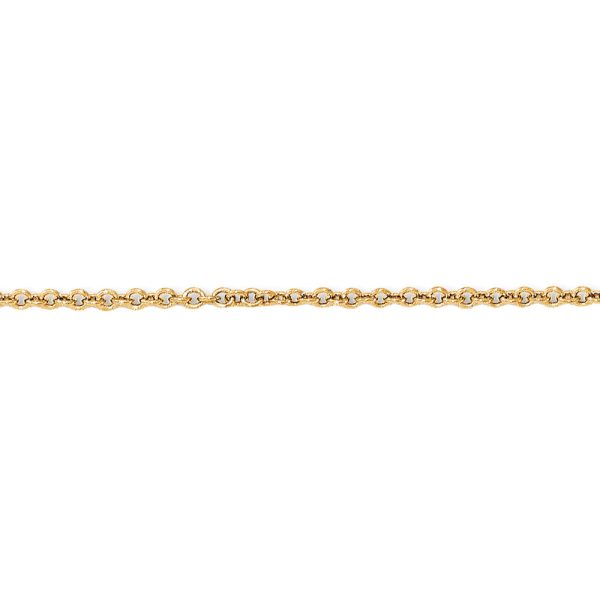 1mm 14k Yellow Gold Cable Chain Necklace For Cheap