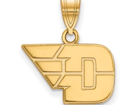 10k Yellow Gold U of Dayton Small Pendant Online now