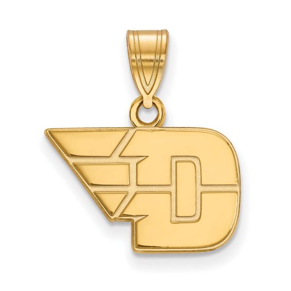 10k Yellow Gold U of Dayton Small Pendant Online now