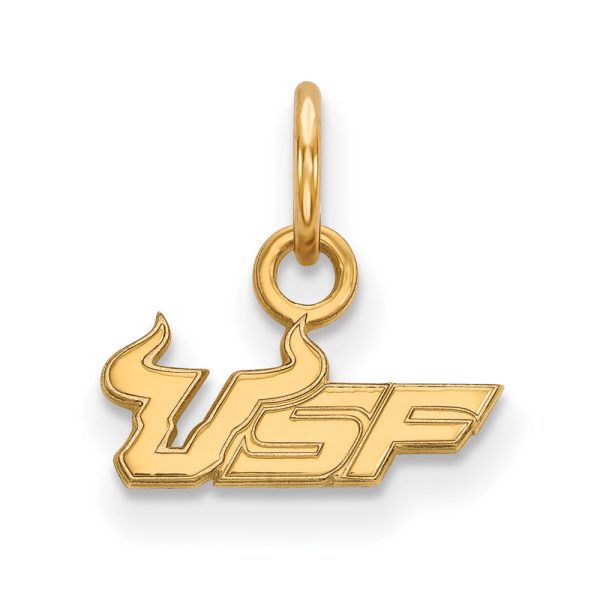 14k Yellow Gold South Florida XS (Tiny)  USF  Charm or Pendant Fashion