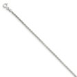 1.7mm, Sterling Silver Diamond Cut Solid Rope Chain Bracelet For Sale