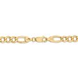 Men s 7.3mm, 14k Yellow Gold, Hollow Figaro Chain Necklace Online