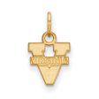 14k Yellow Gold U. of Virginia XS (Tiny)  V  Logo Charm or Pendant Sale