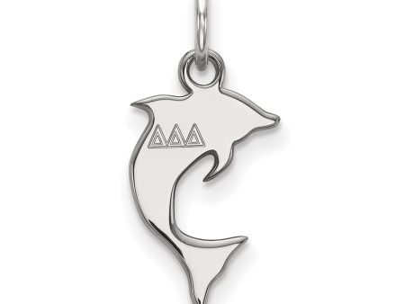 Sterling Silver Delta Delta Delta XS (Tiny) Charm or Pendant For Discount