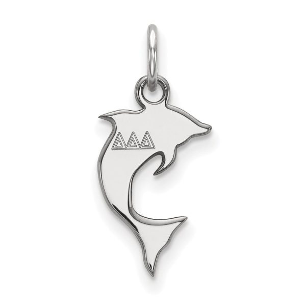 Sterling Silver Delta Delta Delta XS (Tiny) Charm or Pendant For Discount