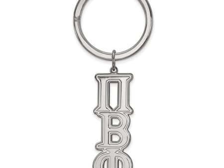 Sterling Silver Pi Beta Phi Key Chain For Discount